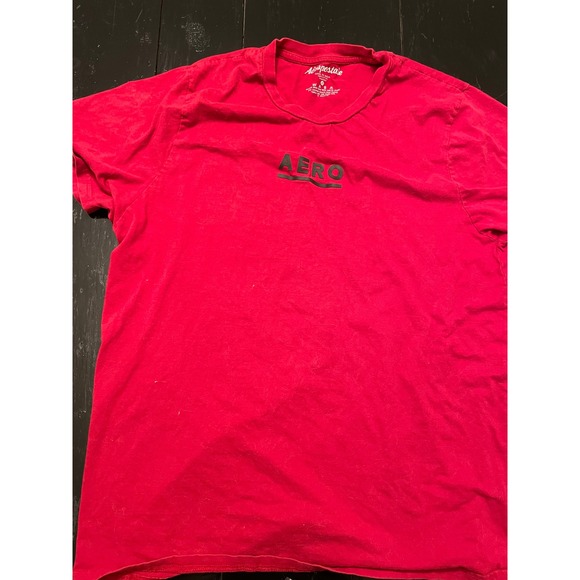 Aeropostale Other - Aeropostale Mens Red Aero Graphic T Shirt Size large
